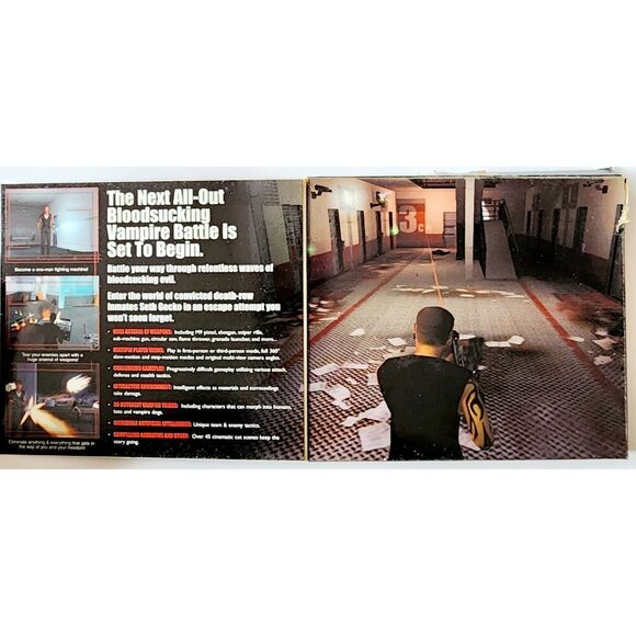 2001 From Dusk Till Dawn PC Video Game Complete in Box Vampire Horror CIB E21 - Picture 3 of 5